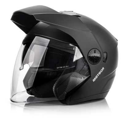 19. Kask motocyklowy Meteor Hekato M 57-58 cm czarny