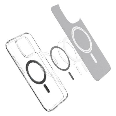 5. Etui Spigen Ultra Hybrid Mag z MagSafe Carbon Fiber na iPhone 16 Pro Max - ciemnoszare