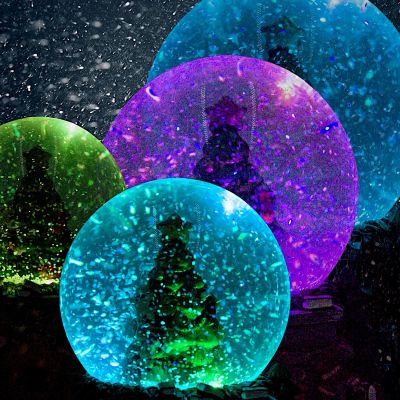 6. KULA ŚNIEŻNA LED Z MUZYKĄ 8 MELODII 16,5X13X12CM CHOINKA