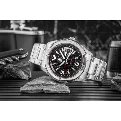 5. Zegarek Męski CASIO EDIFICE EF-129D-1AVEF + BOX