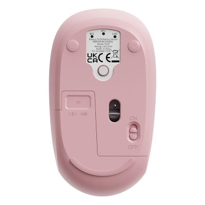 2. Myszka bezprzewodowa Baseus F01B 2.4GHz + Bluetooth 3.0 + 5.0 - różowa
