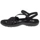 2. Skechers Reggae Slim - Summer Heat Sandals 163116-BBK Czarne 35