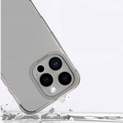 9. Etui silikonowe AMAZINGTHING Omni Mag Case do iPhone 16 Pro - szare
