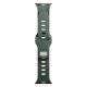 10. Pasek silikonowy 3mk Silicone Watch Strap do Apple Watch 38 / 40 / 41 mm - zielony