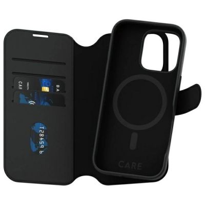 2. Etui CARE by PanzerGlass Feature Tango 2in1 Wallet MagSafe na iPhone 16 Pro - czarne