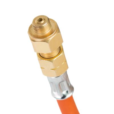3. Podłączenie redukcja do butli gazowej turystycznej G 3/8" L - 7/16" wąż 1,5m