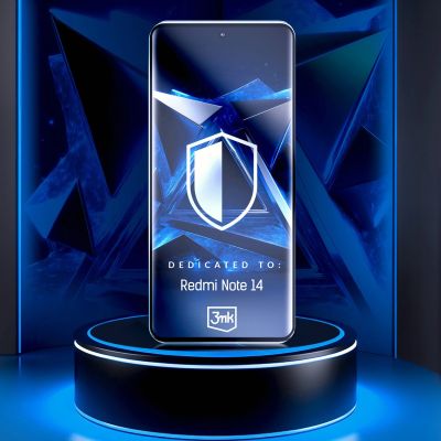 5. Szkło hartowane 3mk HardGlass Max Lite Black na Xiaomi Redmi Note 14 5G