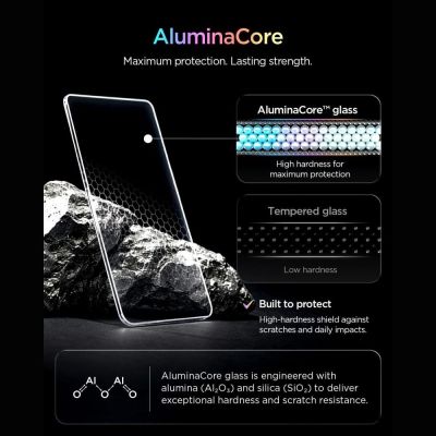 5. Szkło hartowane Spigen Glas.tR EZ Fit Pro HD AC prywatyzujące na iPhone Duo