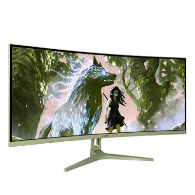 3. Arozzi Nova 34” Curved monitor komputerowy 86,4 cm (34") 3440 x 1440 px 4K Ultra HD LED Zielony
