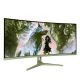 3. Arozzi Nova 34” Curved monitor komputerowy 86,4 cm (34") 3440 x 1440 px 4K Ultra HD LED Zielony