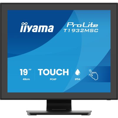 15. iiyama ProLite T1932MSC-B2S monitor komputerowy 48,3 cm (19") 1280 x 1024 px SXGA LED Ekran dotykowy Czarny