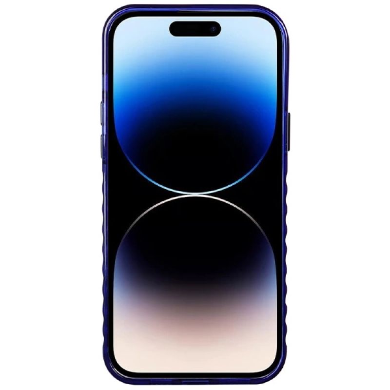 4. Etui Audi IML MagSafe na iPhone 14 Pro Max - niebieskie