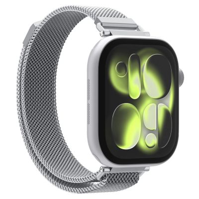 2. Pasek Spigen WBM4 na Apple Watch (40 / 41 / 42 mm) - srebrny