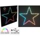 14. LAMPKA DEKORACYJNA GWIAZDA WISZĄCA 45LED RGB