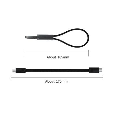 2. Kabel Tech-Protect Ultraboost DNA z brelokiem USB-C PD 60W / 3A - szary