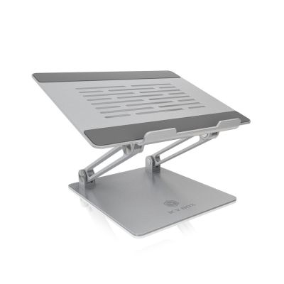 Podstawka pod laptopa ICY BOX IB-NH300 Srebrny Aluminium Silikon 43.2 cm (17") 3 kg 15 cm