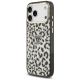 2. Etui Guess IML Leopard Glitter Triangle Logo MagSafe na iPhone 17 Pro Max / 18 Pro Max - czarne
