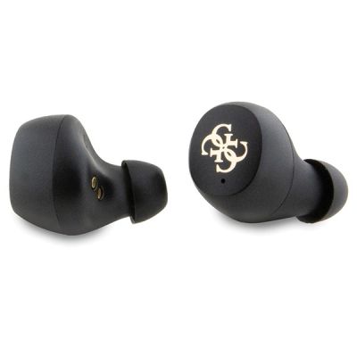 5. Słuchawki Bluetooth TWS Guess 4G Metal ze stacją dokującą ENC - brązowe
