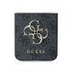 5. Etui Guess Leather 4G Metal Logo na Samsung Galaxy Z Flip 6 - czarne