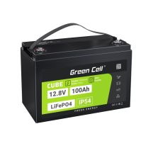GREEN CELL AKUMULATOR LIFEPO4 CUBE 100AH 12V/12.8V 1280WH LFPGC12V100AH