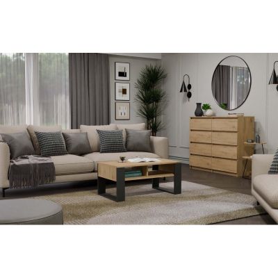 4. STOLIK KAWOWY MODERN 2P ARTISAN NOGA ANTRACYT