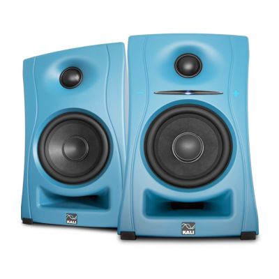 17. KALI AUDIO LP-UNF-B - Para monitorów odsłuchowych z Bluetooth. Głośniki multimedialne, niebieskie.