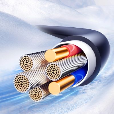 8. Kabel spiralny Joyroom S-A43 Crystal-Clear Series 30W USB-C - Lightning 1,5m - czarny