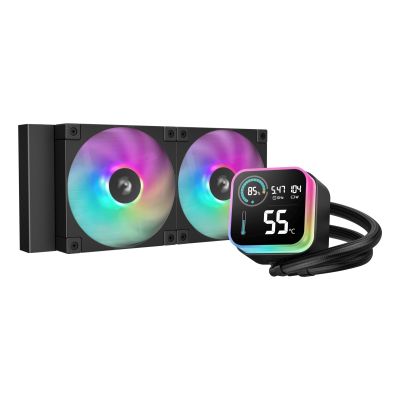 DeepCool LQ240 Procesor Zestaw do chłodzenia płynami 12 cm Czarny 1 szt.