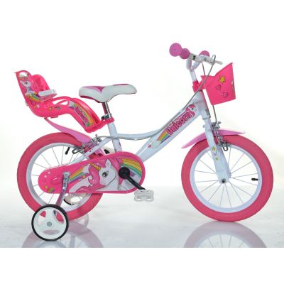 2. Dino Bikes 144R-UN rower Rower miejski 35,6 cm (14") Stal Różowy, Biały