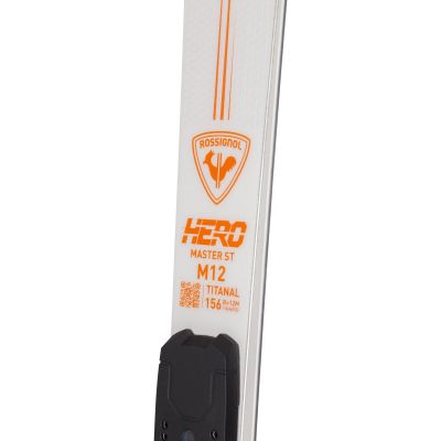 10. Narty ROSSIGNOL HERO MASTER ST (R22) + wiązania LOOK SPX12 Rockerace Hot Red