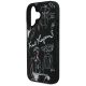 6. Etui Karl Lagerfeld Grained Pattern & Logo MagSafe na iPhone 16 - czarne