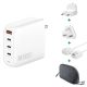 7. 4smarts Ladegert GaN Flex Pro 100W 3 USB-C+1 USB-A. Podróż