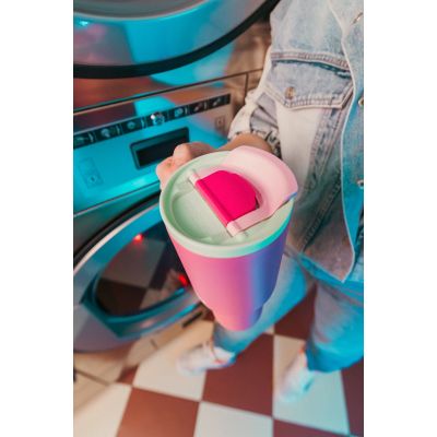 29. Kubek termiczny ze słomką Kambukka Rio Tumbler 950ml, Bubblegum Mint
