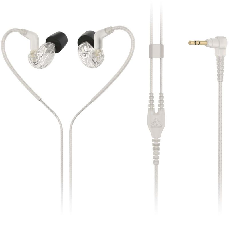 Behringer SD251-CL - Słuchawki dokanałowe ze złączem MMCX - przezroczyste