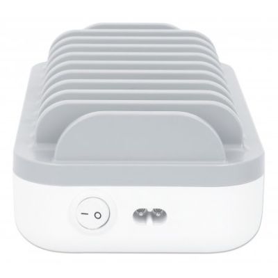 4. MANHATTAN 10-PORTOWA STACJA ŁADUJĄCA USB 120W 3X U