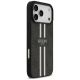 4. Etui Guess 4G Printed Stripes MagSafe na iPhone 17 Pro Max - czarne
