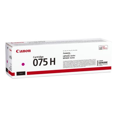 9. Canon 075 H kaseta z tonerem 1 szt. Oryginalny Purpurowy