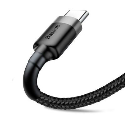 4. BASEUS KABEL USB-C CAFULE CATKLF-UG1 2A 3M CZARNY