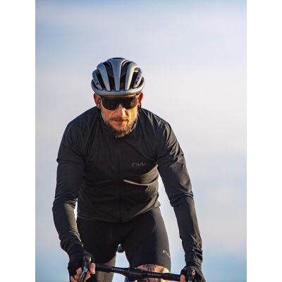 2. Kurtka rowerowa NORTHWAVE Rainskin Shield 2 Jacket ciemny szary