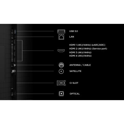 6. TCL C8L 65C8L Telewizor 165,1 cm (65") 4K Ultra HD Smart TV Wi-Fi Czarny 6000 cd/m2