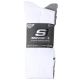 Skechers 3pk Unisex Non Terry Crew S601102-107 Białe 43-46