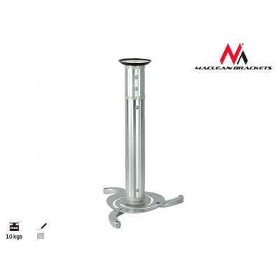 3. Uchwyt sufitowy do projektora Maclean MC-517 (80 mm - 980 mm; 10 kg; kolor srebrny)