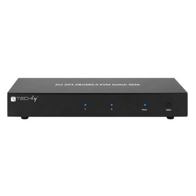 8. TECHLY PRZEŁĄCZNIK KVM DISPLAYPORT/USB 2X1 DUAL HE