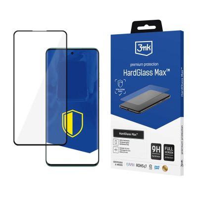 Szkło hartowane 3mk HardGlass Max Black na Motorola Edge 40 Neo