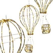 FIGURKA DEKORACYJNA BALON 80LED 38CM