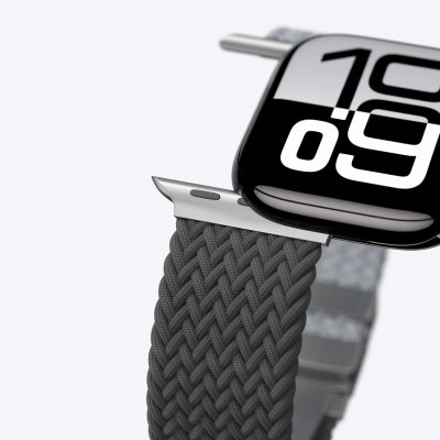 6. Zestaw 2 pasków AMAZINGTHING Blend Band do Apple Watch 45 / 46 / 49 mm - szaro-czarny / szary