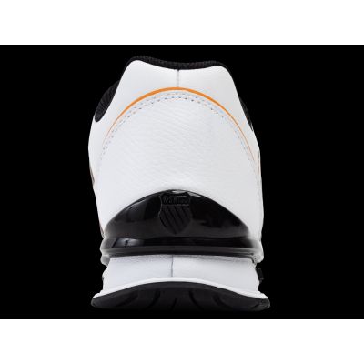 4. Sneakersy K-swiss RINZLER WHITE/ORANGE POPPY/BLACK-M (01235-185-M)