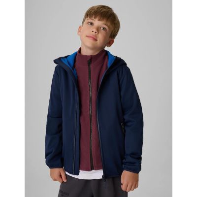 Kurtka softshell wiatroodporna membrana 5000 chłopięca 4F 4FJRAW26TSOFM0741-31S