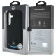 8. Etui Mercedes Leather Contrasted Blue Horizontal Curve MagSafe na Samsung Galaxy S25 - czarne