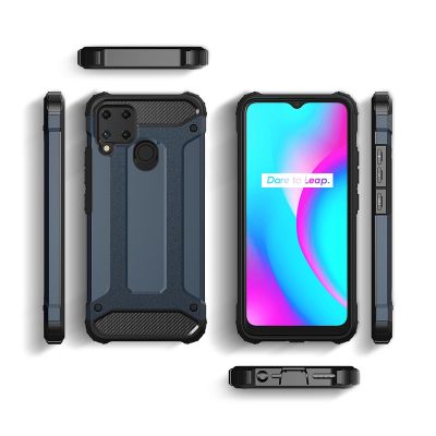 7. Hybrid Armor etui Realme 10 5G / Realme 9i 5G pancerny hybrydowy pokrowiec czarne